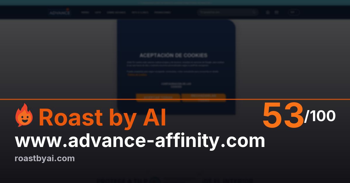 Roast of www.advance-affinity.com
