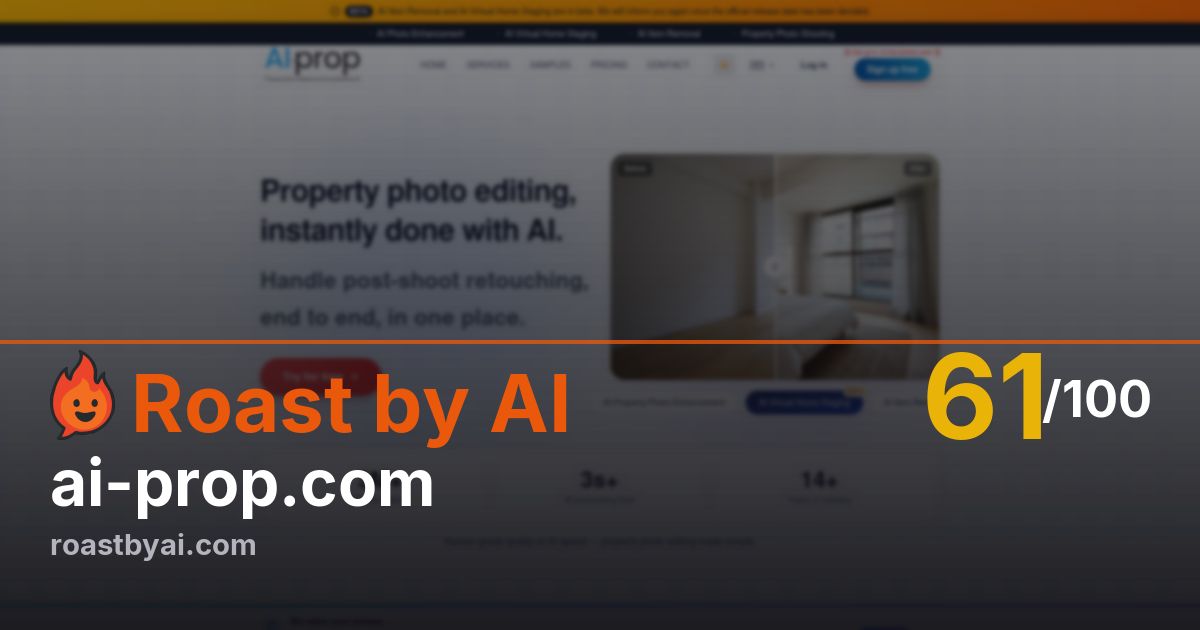 Roast of ai-prop.com