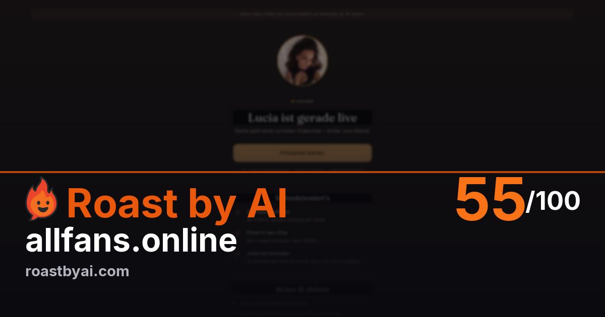 Roast of allfans.online